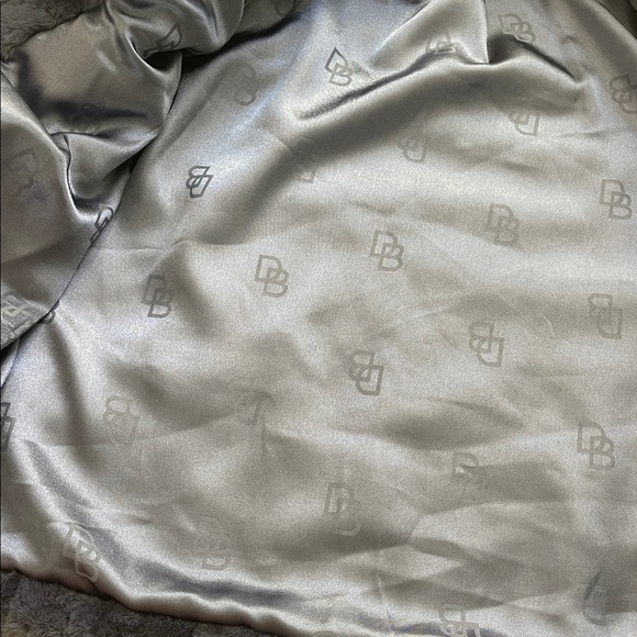 Dennis Basso Plush Teddy Jacket - Deep Blue, Size S - Picture 3 of 5